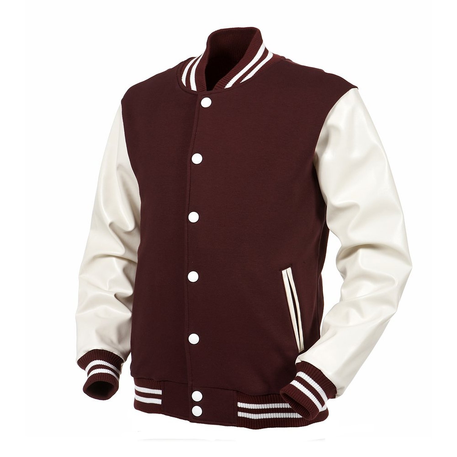 Men Varsity Leather Sleeves - Image 2