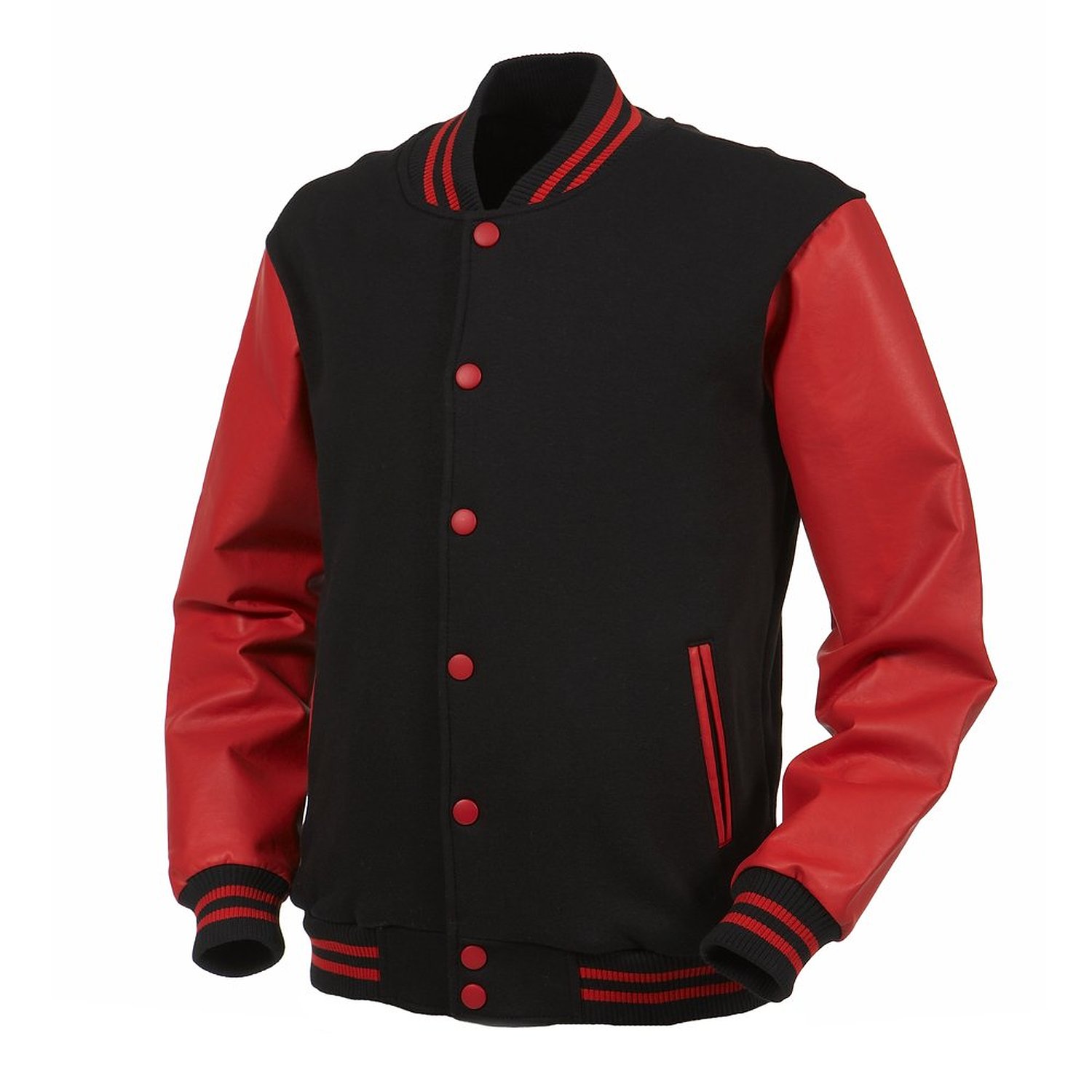 Men Varsity Leather Sleeves - Image 4