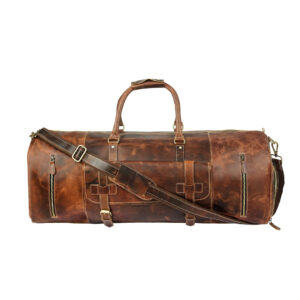 Lightweight Leather Duffle Bag – Premium Travel Companion